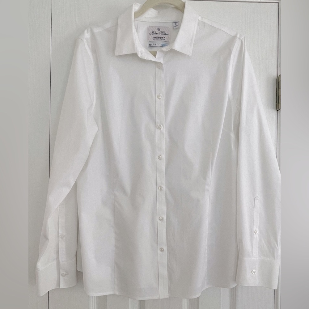 Brooks Brothers White Button-Down Shirt